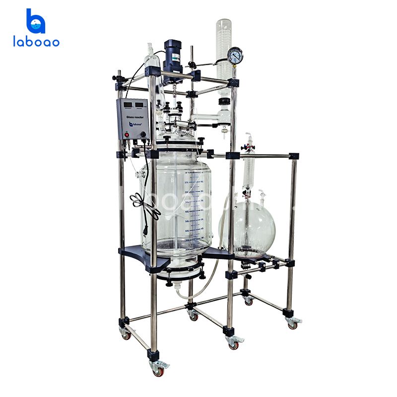 100L Crystallization Filter Jacketed Glass Reactor