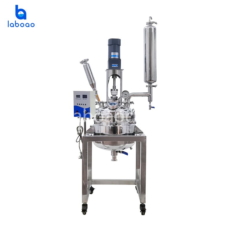 10L Jacketed Stainless Steel Chemical Reactor