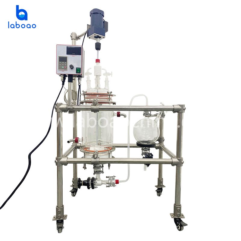 1L-5L Jacketed Glass Crystallization Filter Reactor