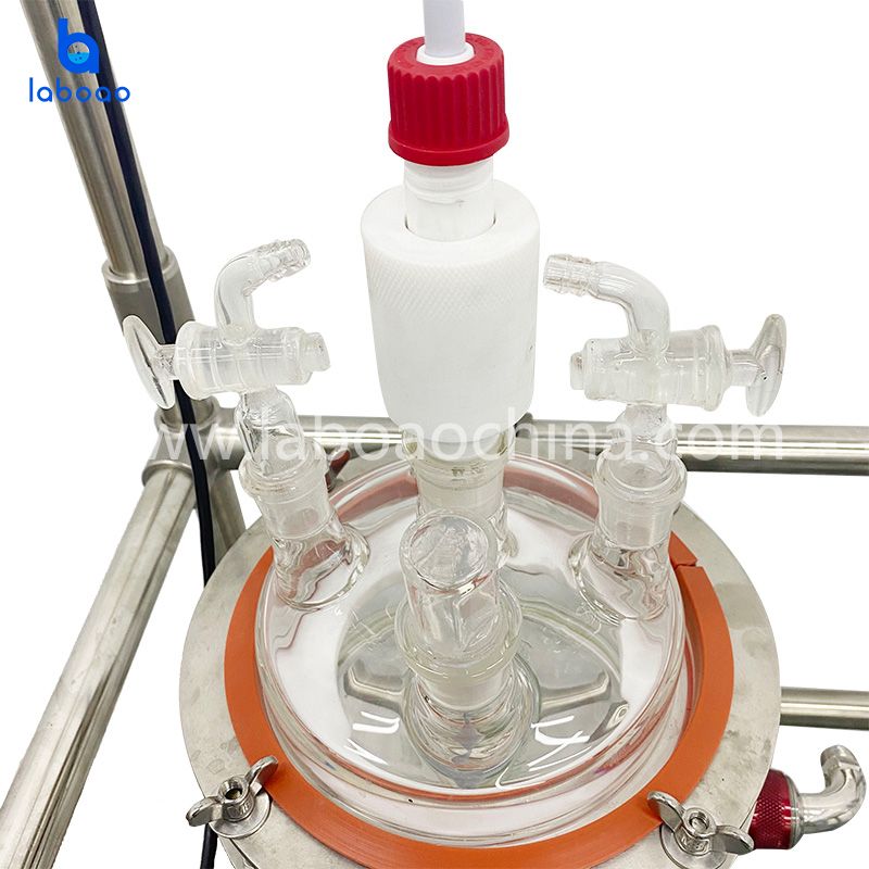 1L-5L Jacketed Glass Crystallization Filter Reactor