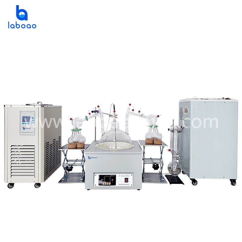 20L Short Path Molecular Distillation With Double Collection