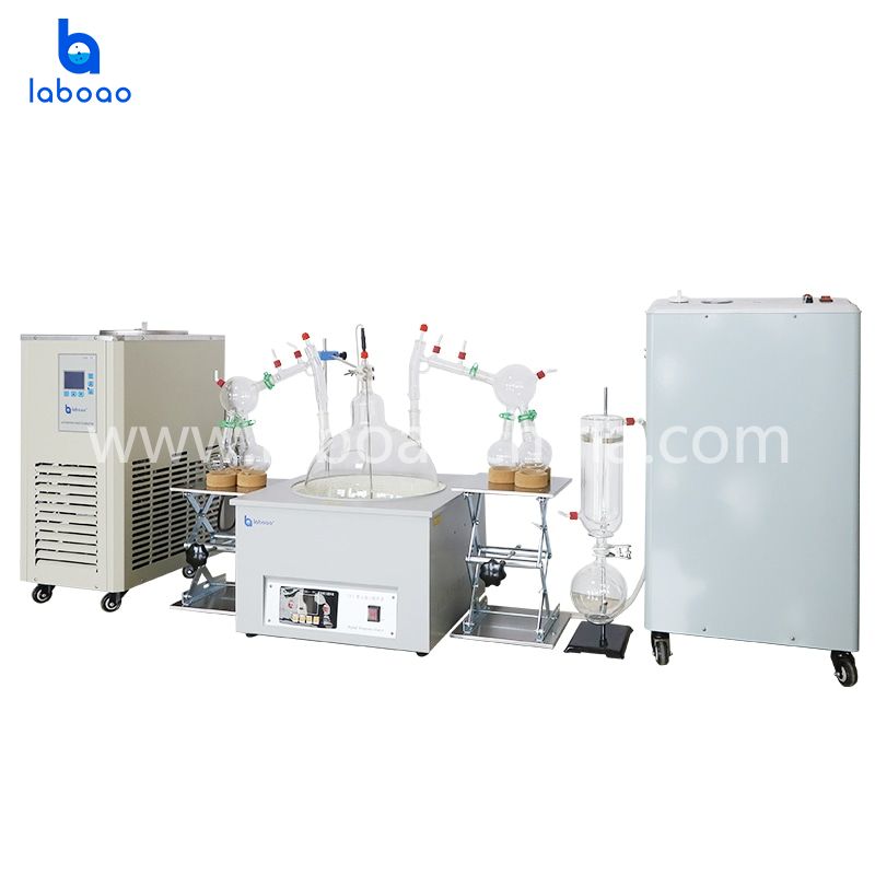 20L Short Path Molecular Distillation With Double Collection