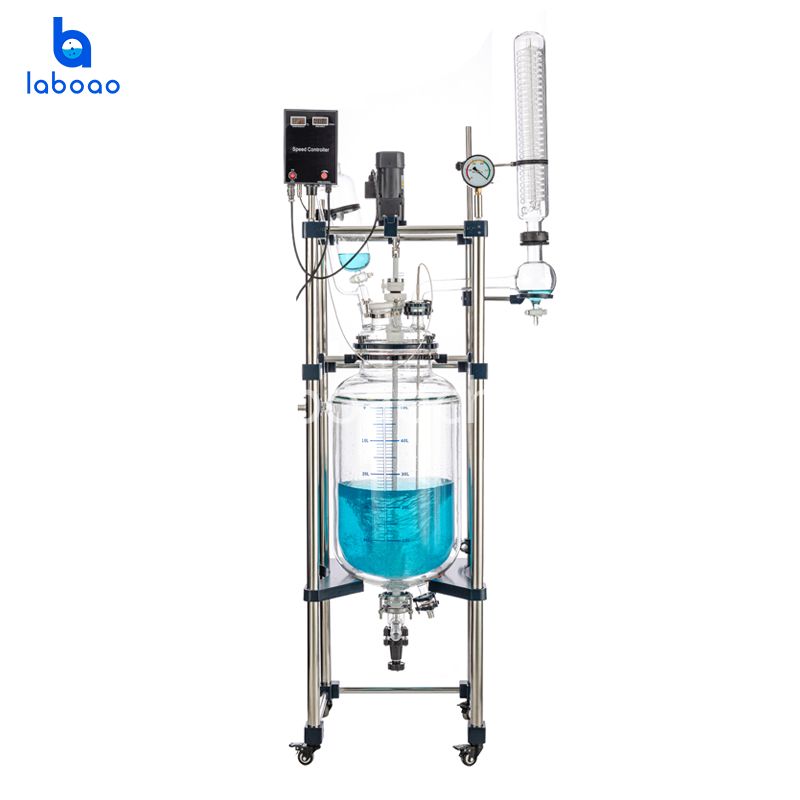 30L Jacketed Glass Reactor