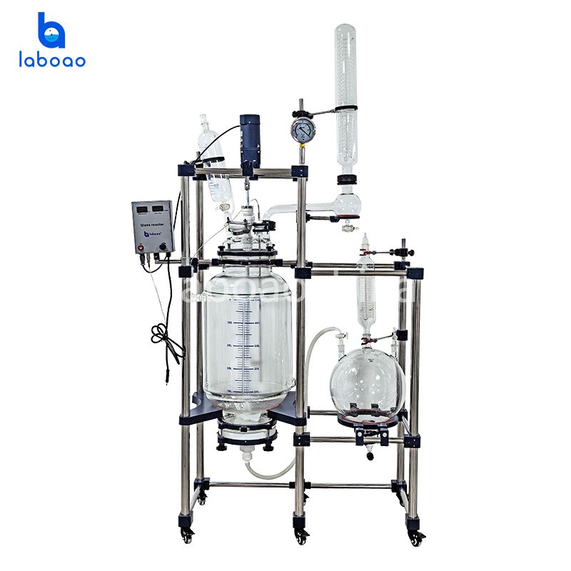 50L 80L Lab Crystallization Filter Reactor For CBD Isolate