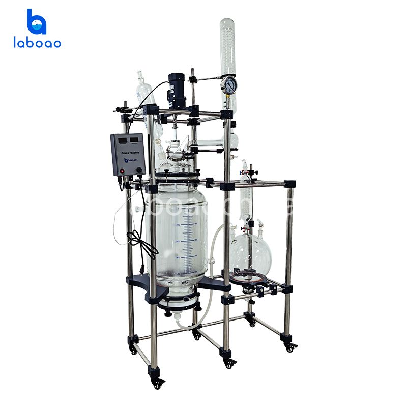 50L 80L Lab Crystallization Filter Reactor For CBD Isolate
