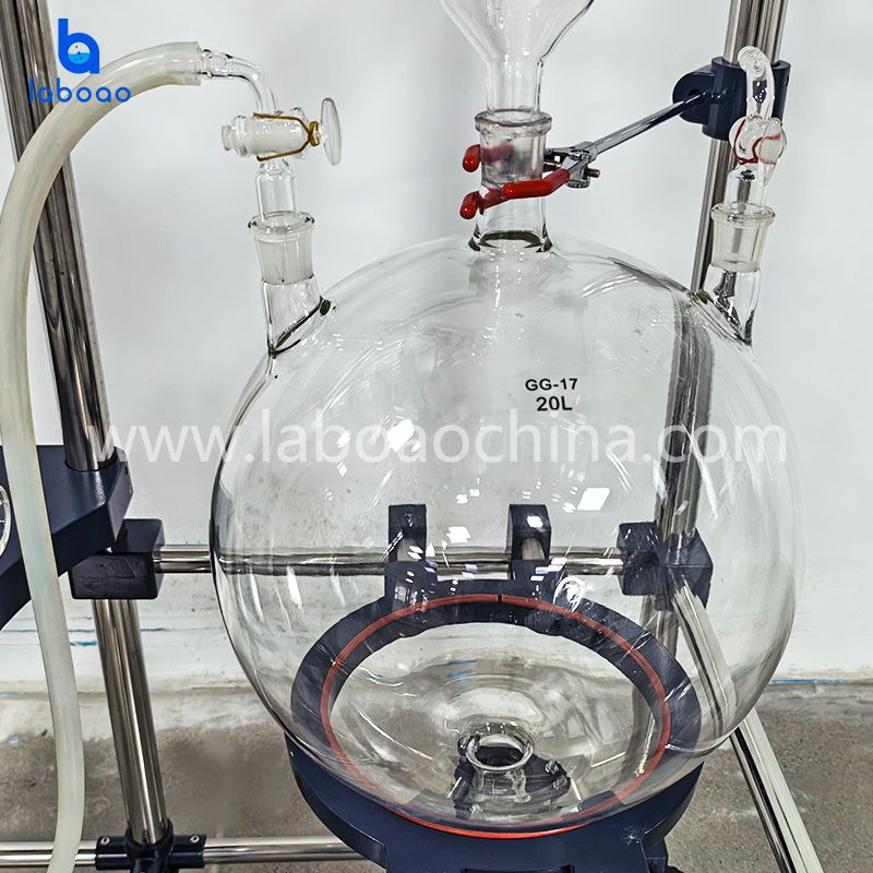 50L 80L Lab Crystallization Filter Reactor For CBD Isolate