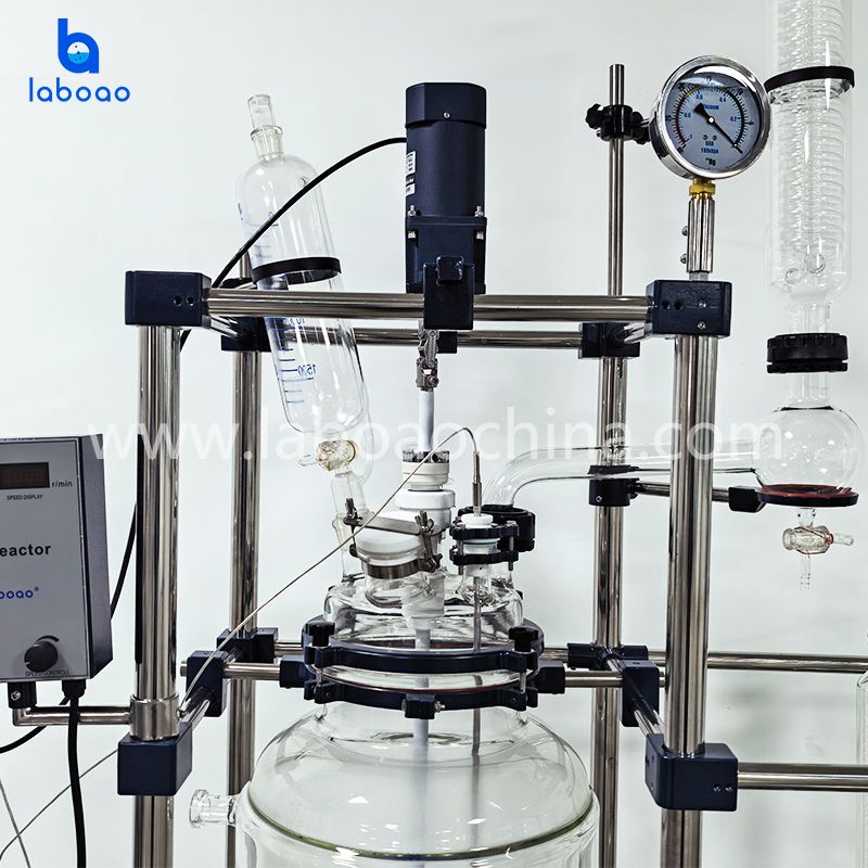 50L 80L Lab Crystallization Filter Reactor For CBD Isolate