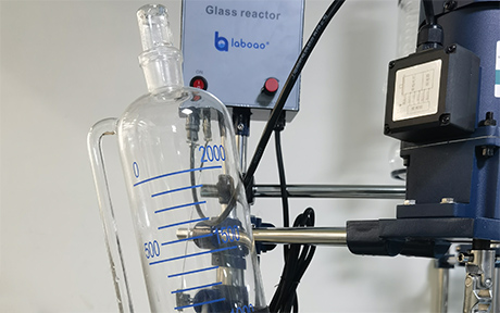 50L Single Layer Glass Reactor detail - Constant pressure funnel, can feed liquid in reaction kettle.