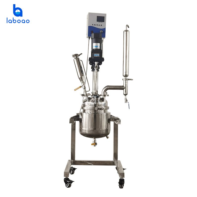 5L Lab Jacketed Stainless Steel Reactor 