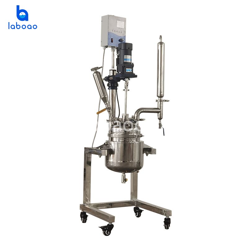 5L Lab Jacketed Stainless Steel Reactor 