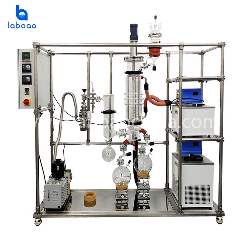 A Series Short Path Glass Molecular Distillation Extraction Equipment