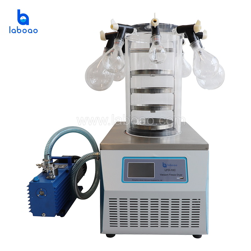 0.12㎡ Benchtop Manifold Lab Freeze Dryer