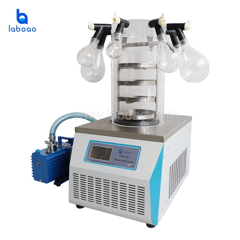 0.12㎡ Benchtop Manifold Lab Freeze Dryer