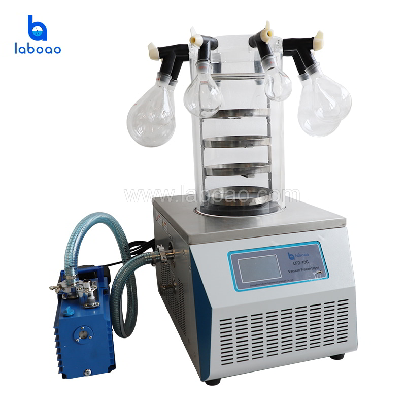 0.12㎡ Benchtop Manifold Lab Freeze Dryer