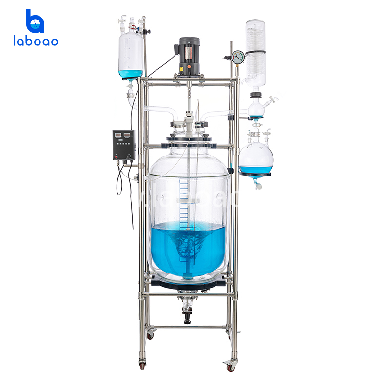 200L jacketed glass reactor