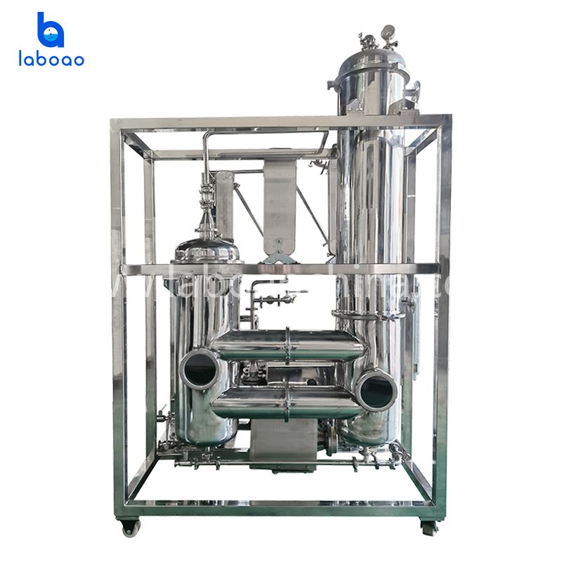 Large Capacity Single Effect Falling Film Evaporator Industrial Scale