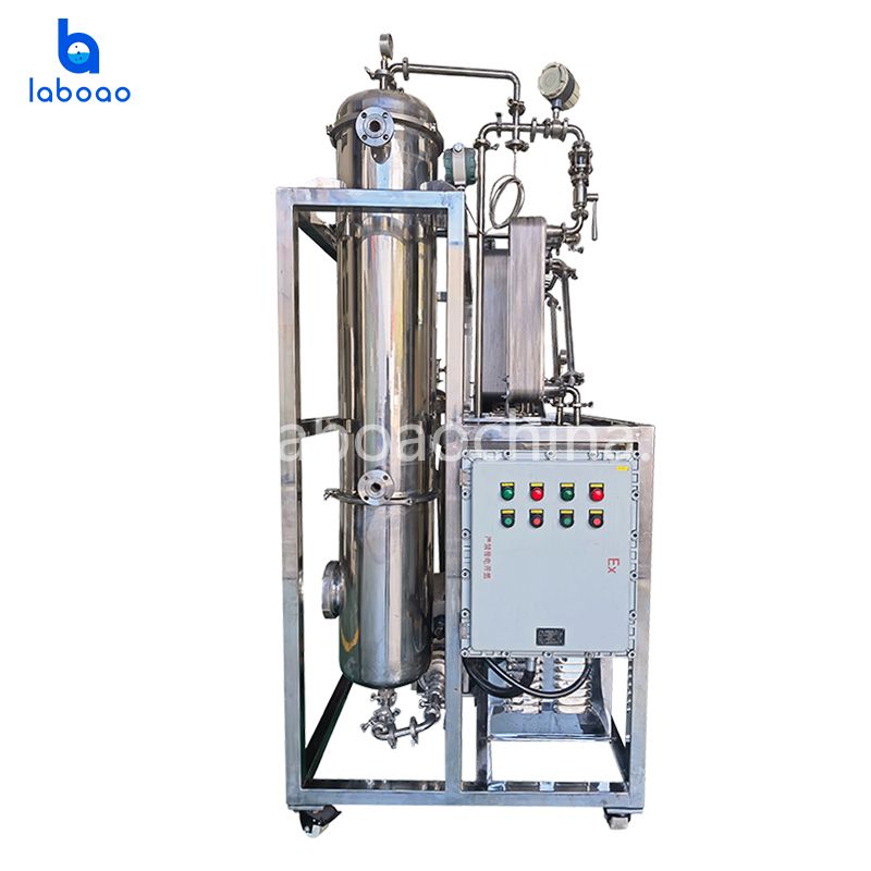 Large Capacity Single Effect Falling Film Evaporator Industrial Scale