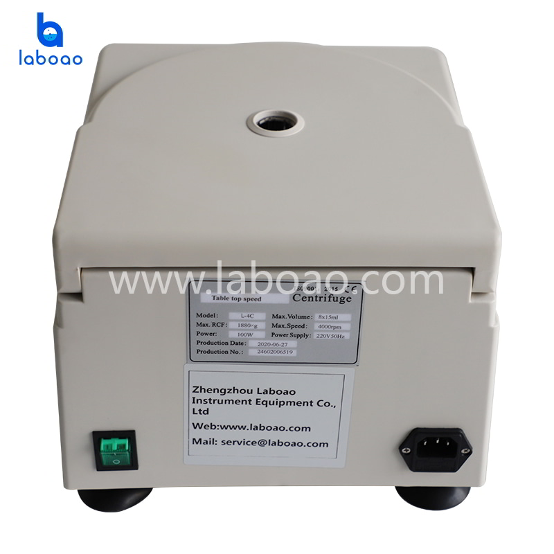 L-4C Small Volume Benchtop Low Speed Centrifuge