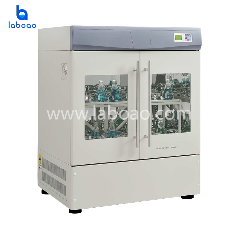 Vertical Refrigerated Incubator Shaker With Two Doors