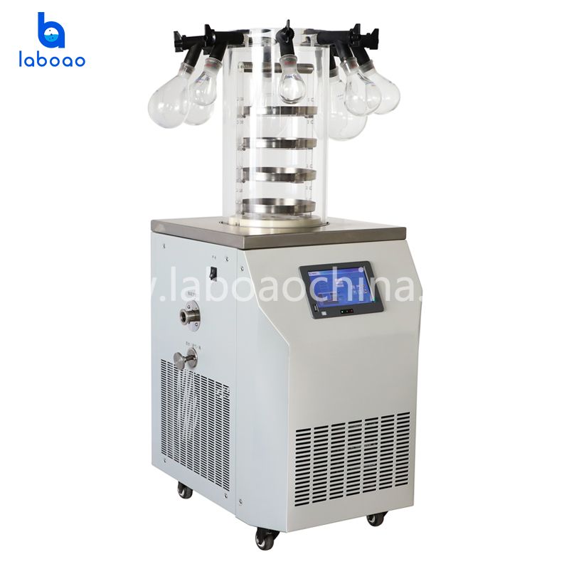 0.12㎡ Vertical Manifold Lab Freeze Dryer