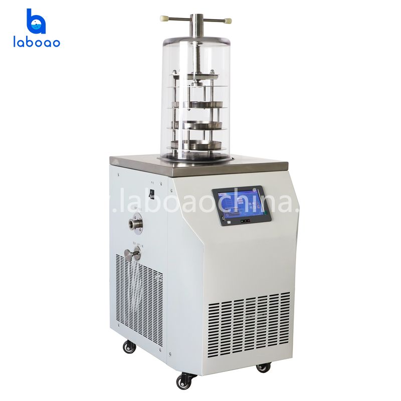 0.08㎡ Vertical Top Press Lab Freeze Dryer